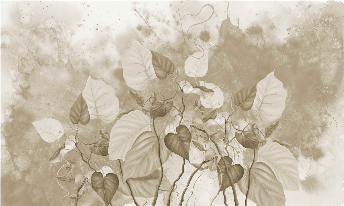 Фотошпалери ранок на лузі оповитий туманом