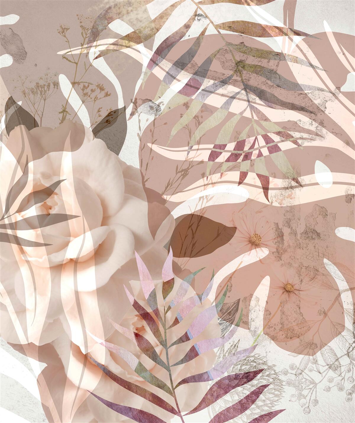 Фотошпалери розмаїття тропічного листя