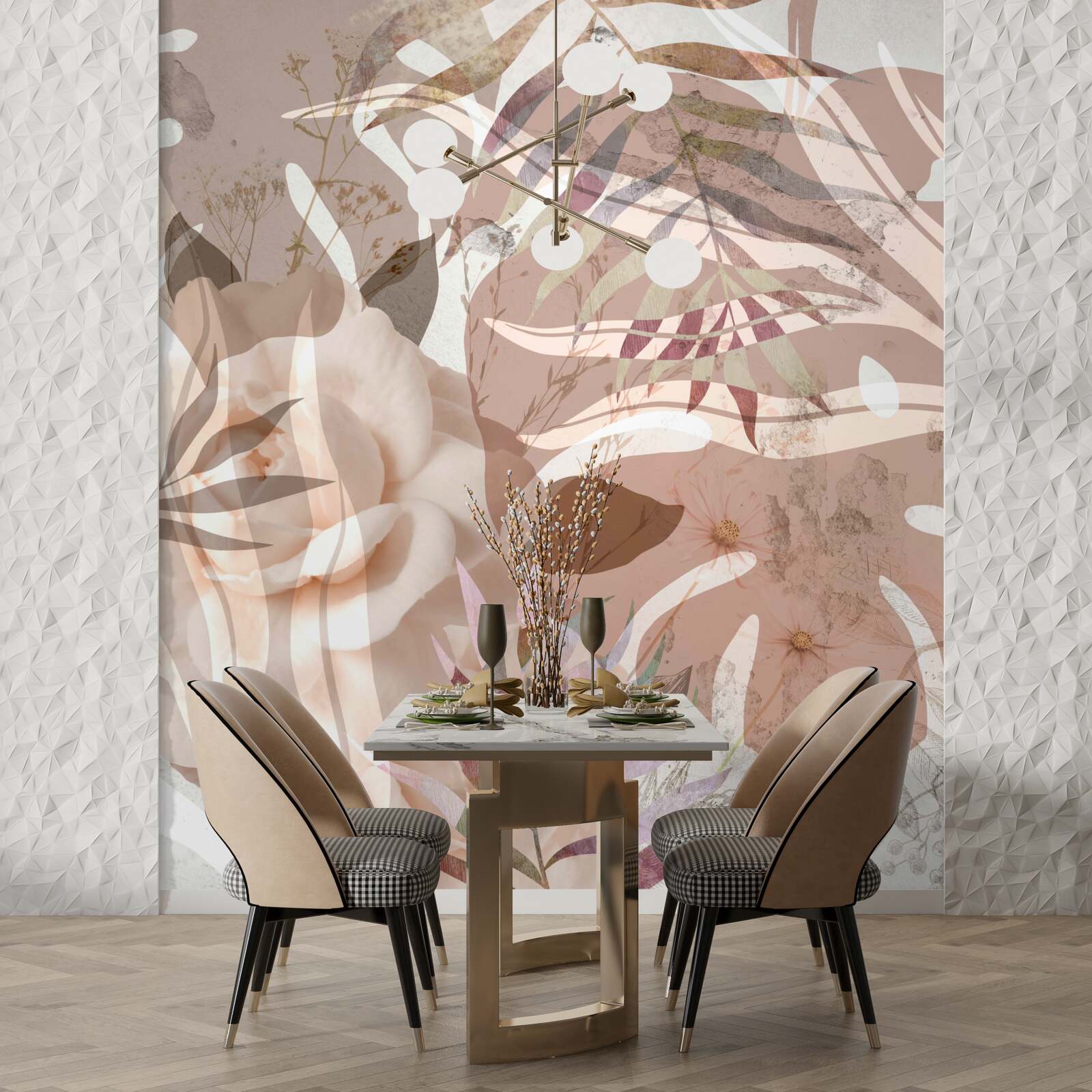 Фотошпалери розмаїття тропічного листя