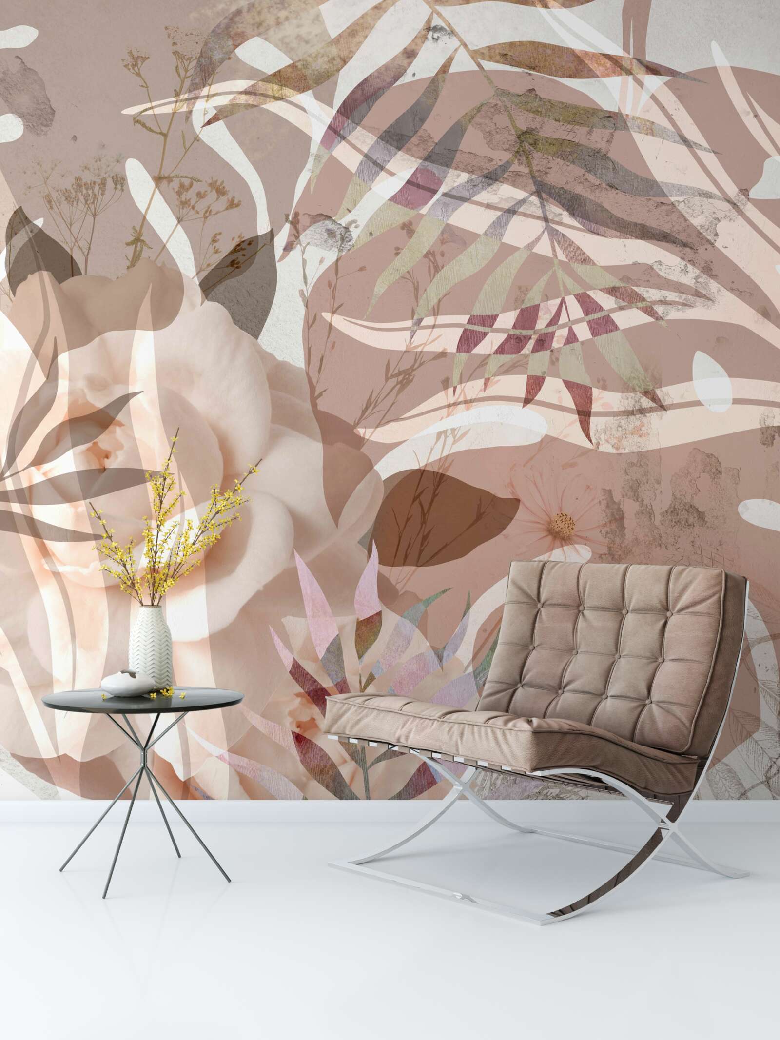 Фотошпалери розмаїття тропічного листя