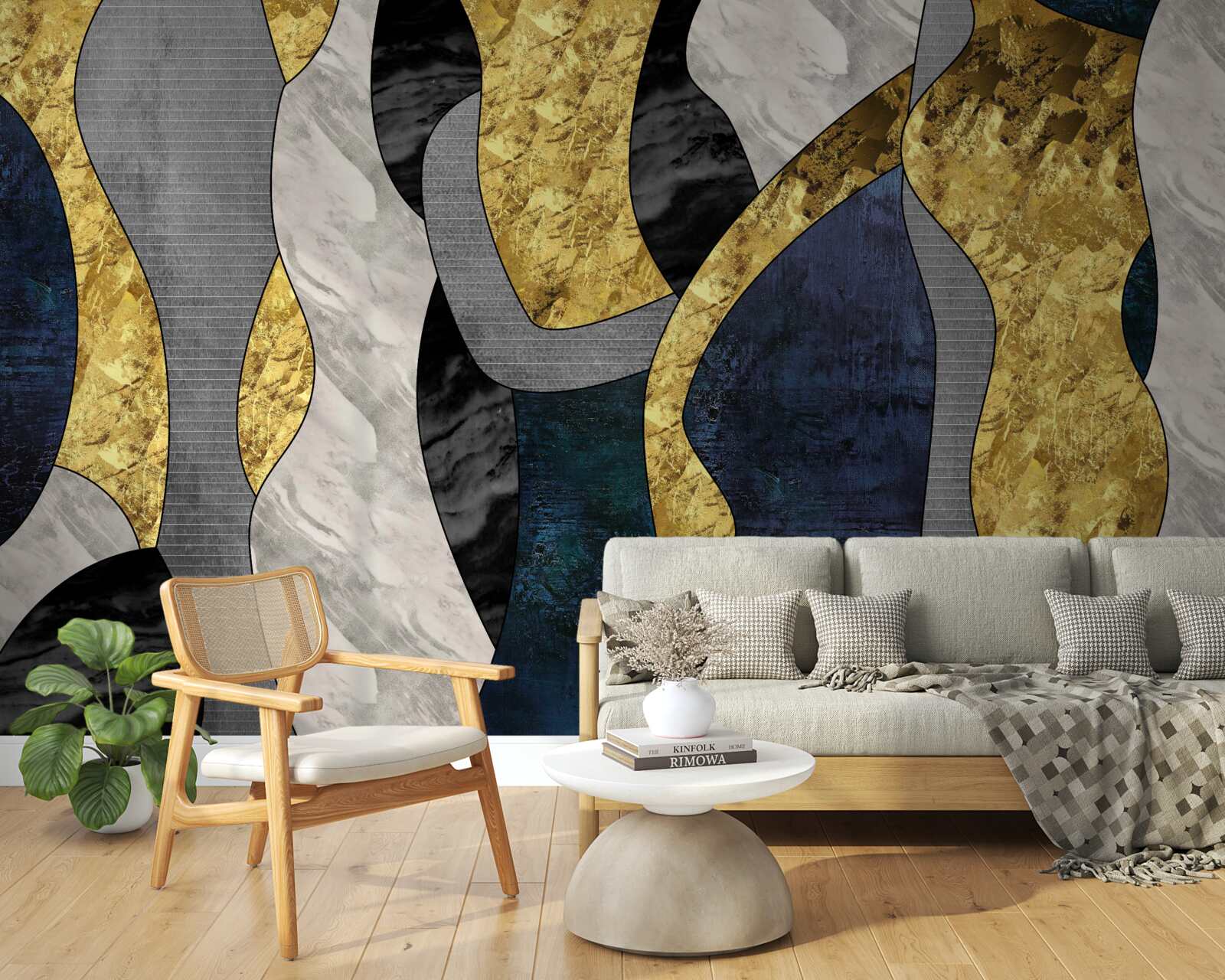 Фотошпалери жінка в рідкій стихії