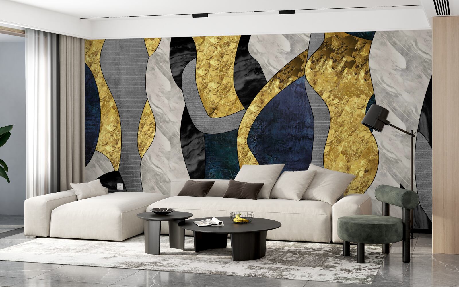 Фотошпалери жінка в рідкій стихії