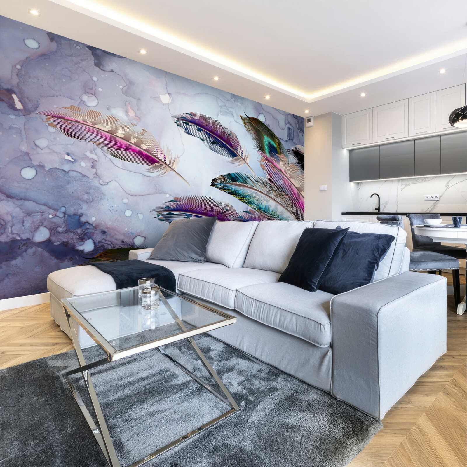 Фотошпалери оперення чарівного птаха