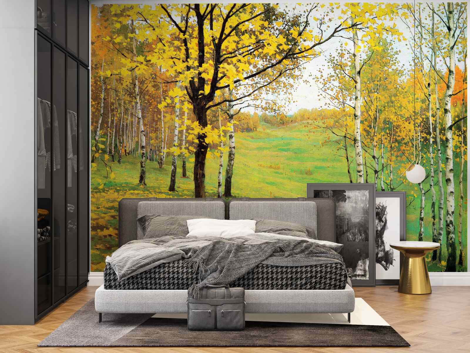 Фотошпалери Осінній ліс оповитий дивовижними відтінками