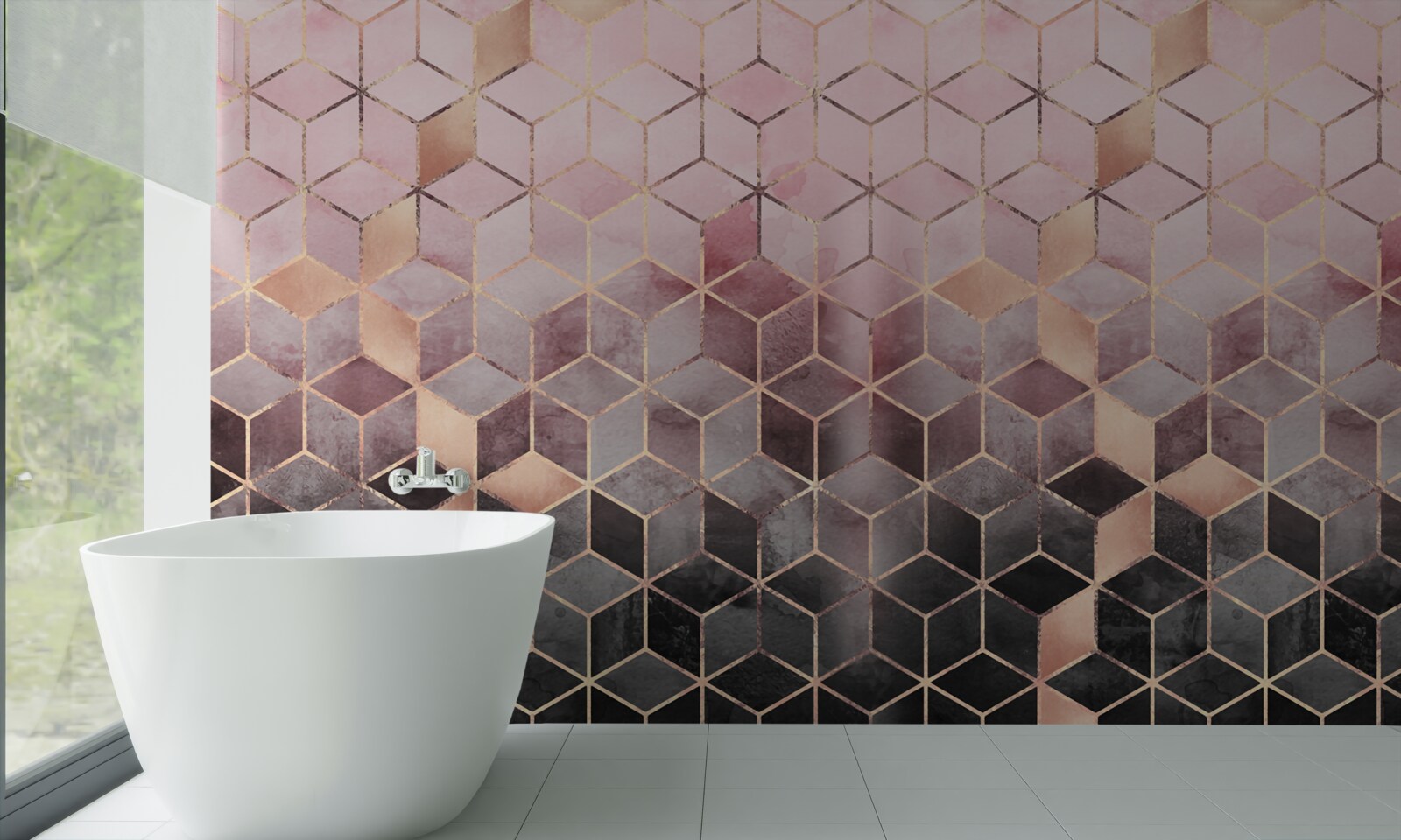 Фотошпалери градієнт на прямокутних сегментах