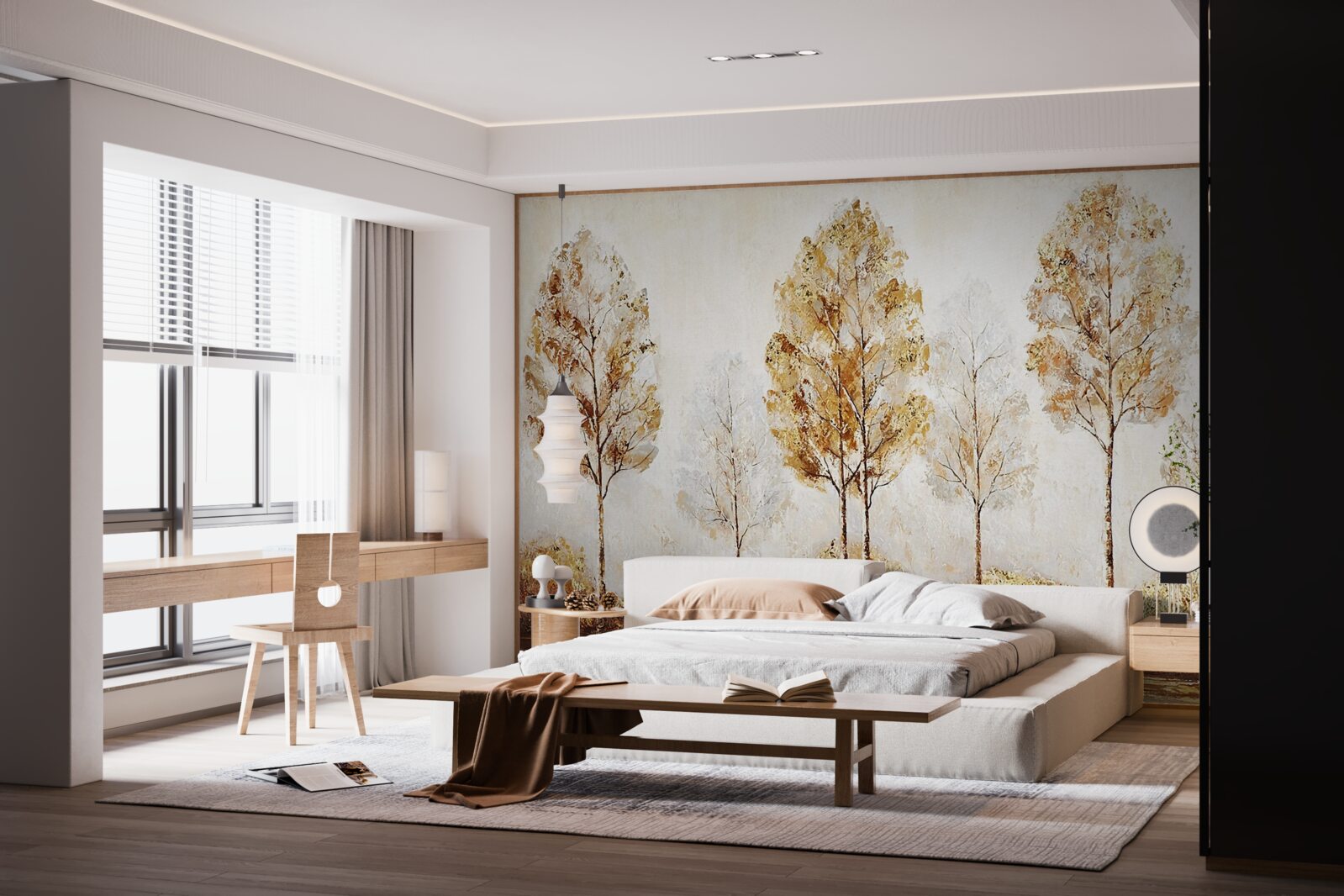 Фотошпалери зображення лісу восени