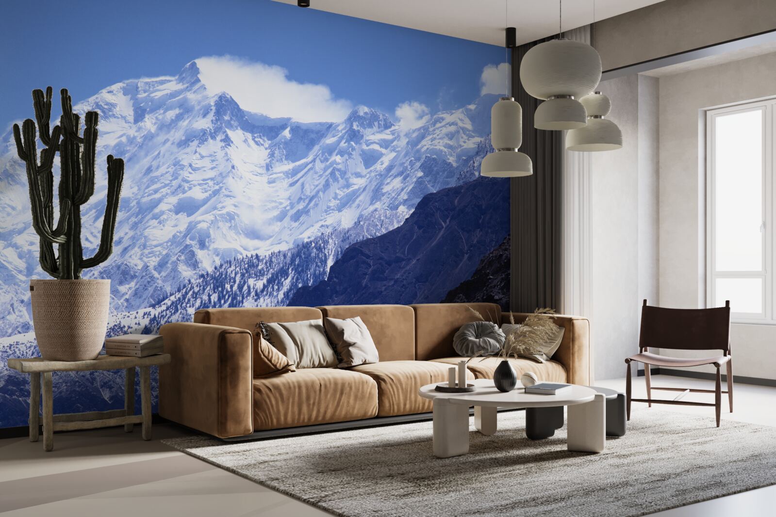 Фотошпалери верхівки хмар, непохитні у своїй крижаній твердості