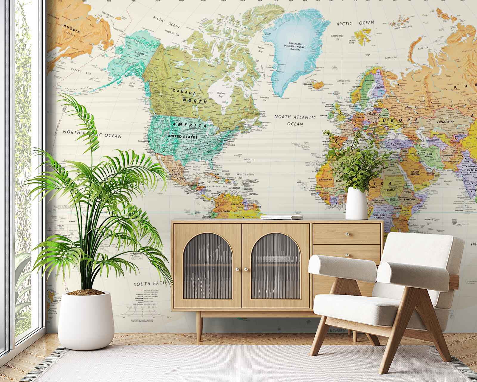 Фотошпалери глобальна мапа землі