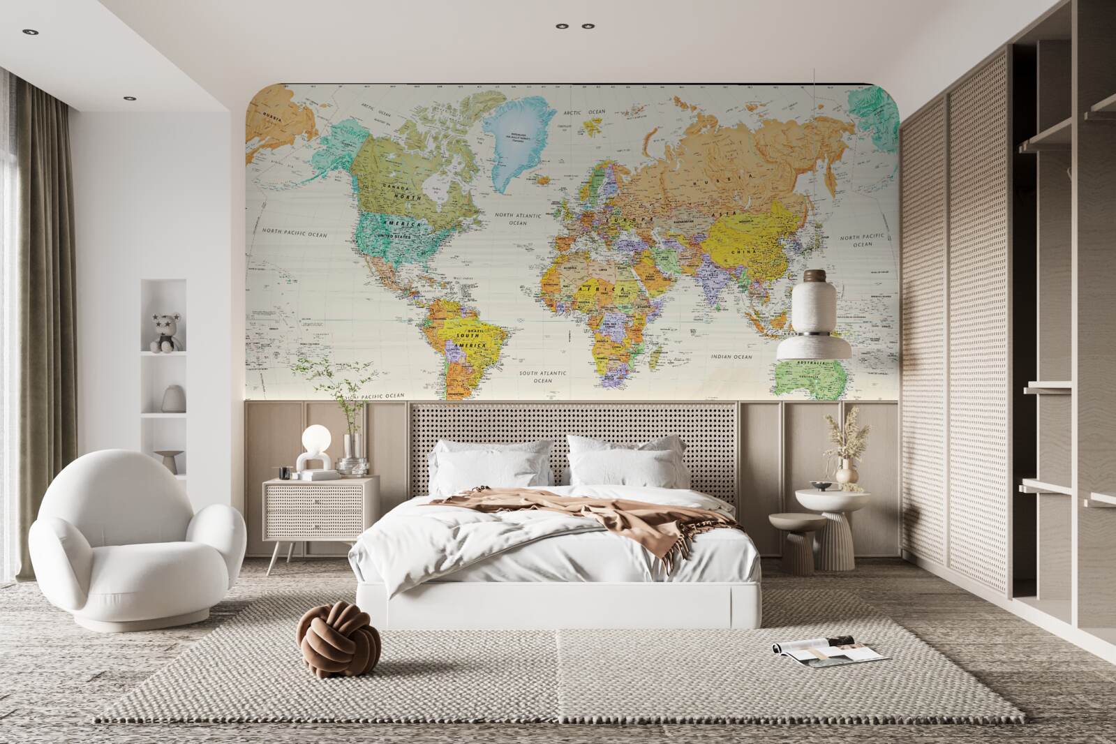 Фотошпалери глобальна мапа землі