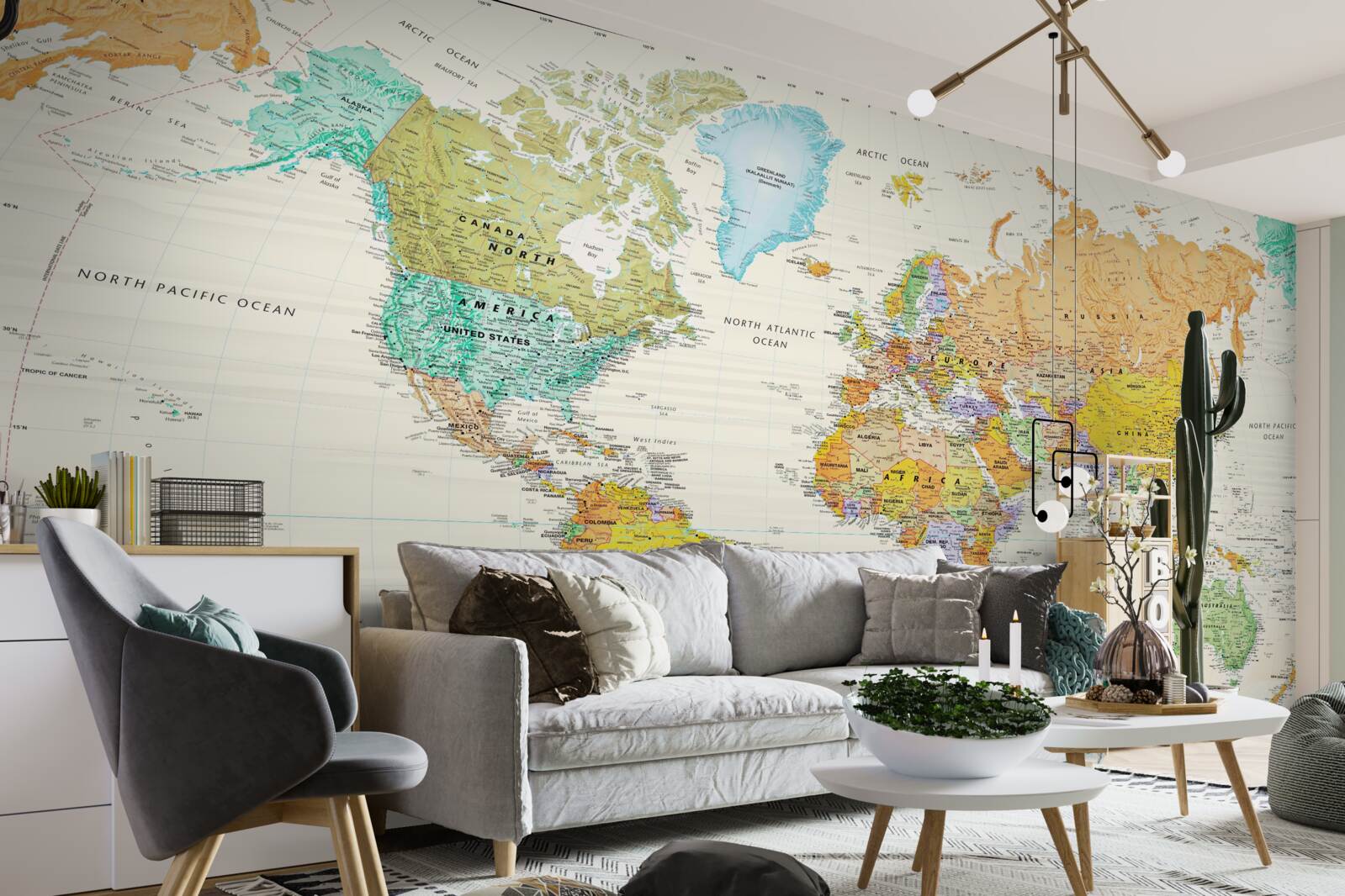 Фотошпалери глобальна мапа землі