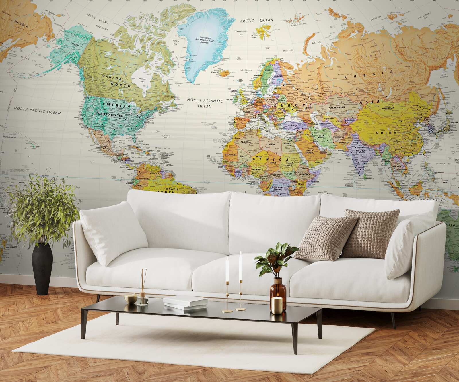 Фотошпалери глобальна мапа землі