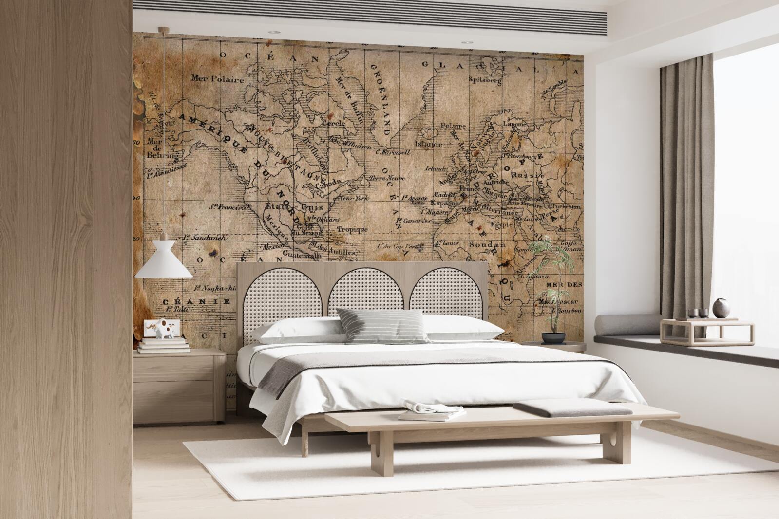 Фотошпалери фрагмент давньої картографії