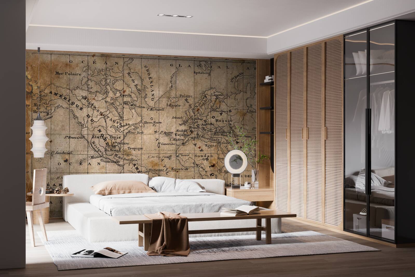 Фотошпалери фрагмент давньої картографії