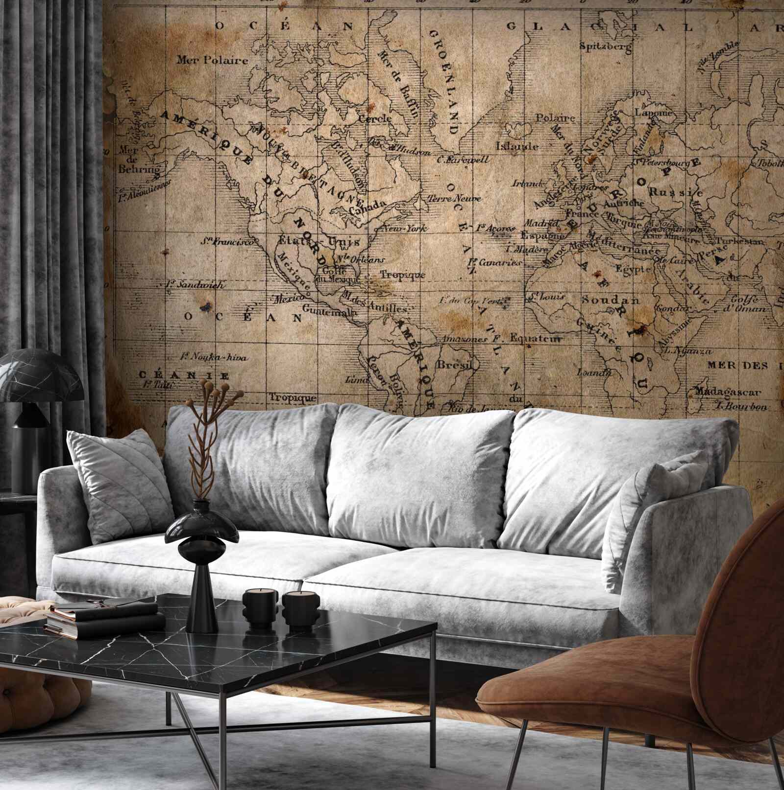 Фотошпалери фрагмент давньої картографії