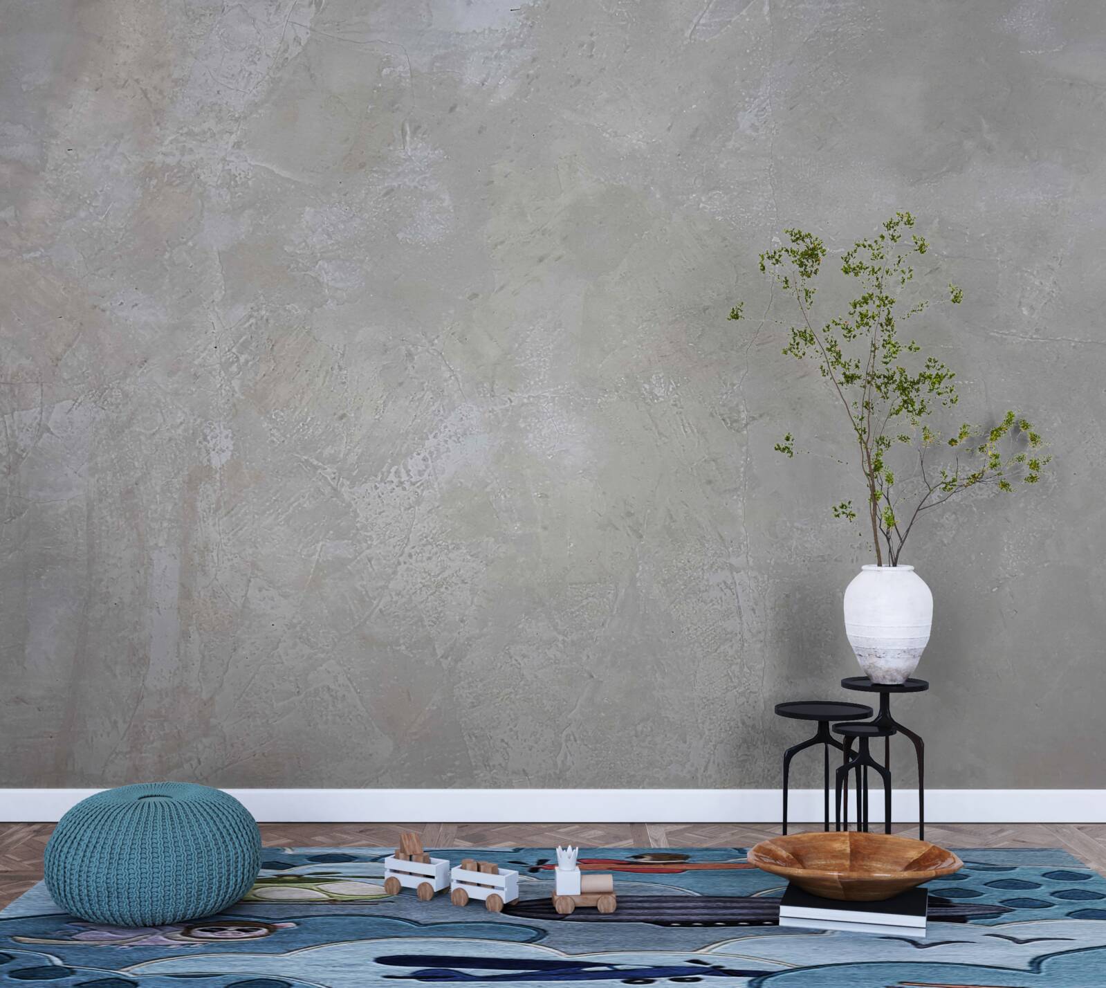 Фотошпалери сріблясто-сірий фон