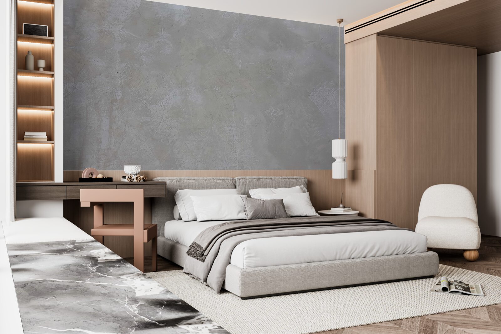 Фотошпалери сріблясто-сірий фон