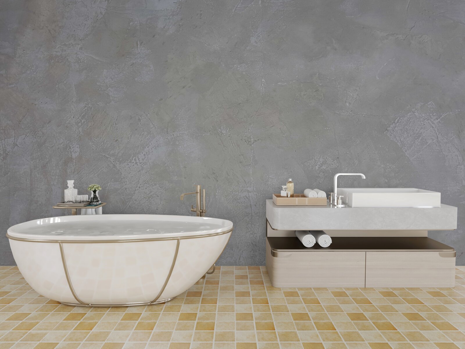 Фотошпалери сріблясто-сірий фон