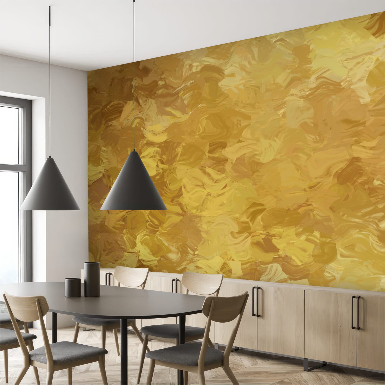 Фотошпалери фон із золотистою текстурою