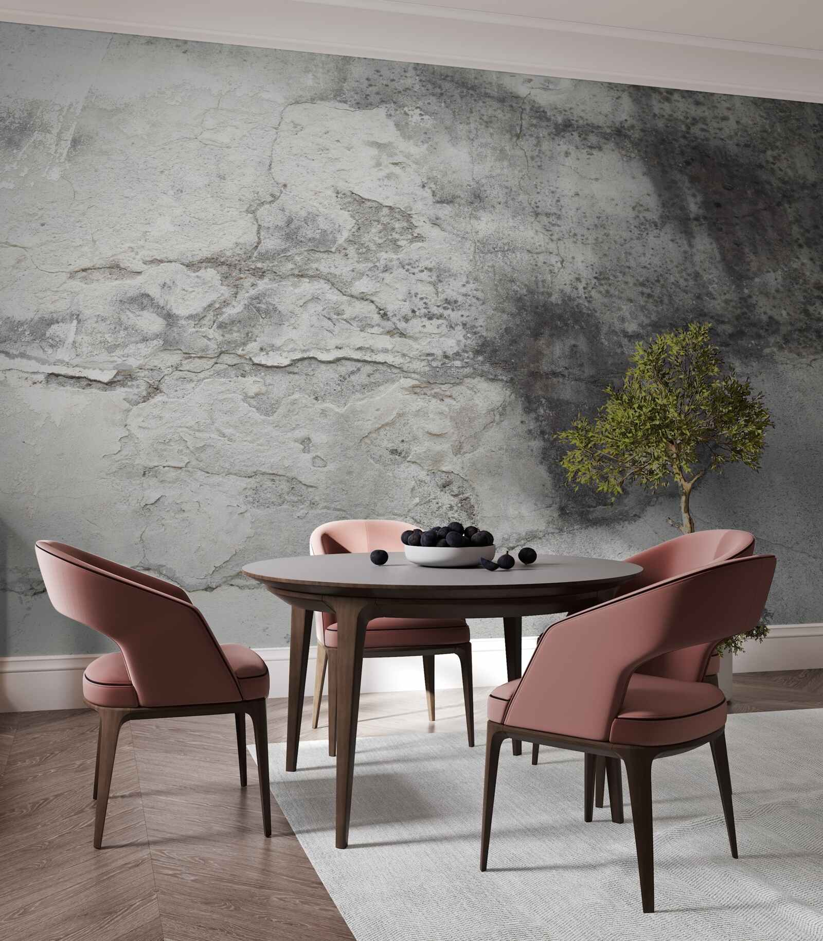 Фотошпалери текстура сірого сміття