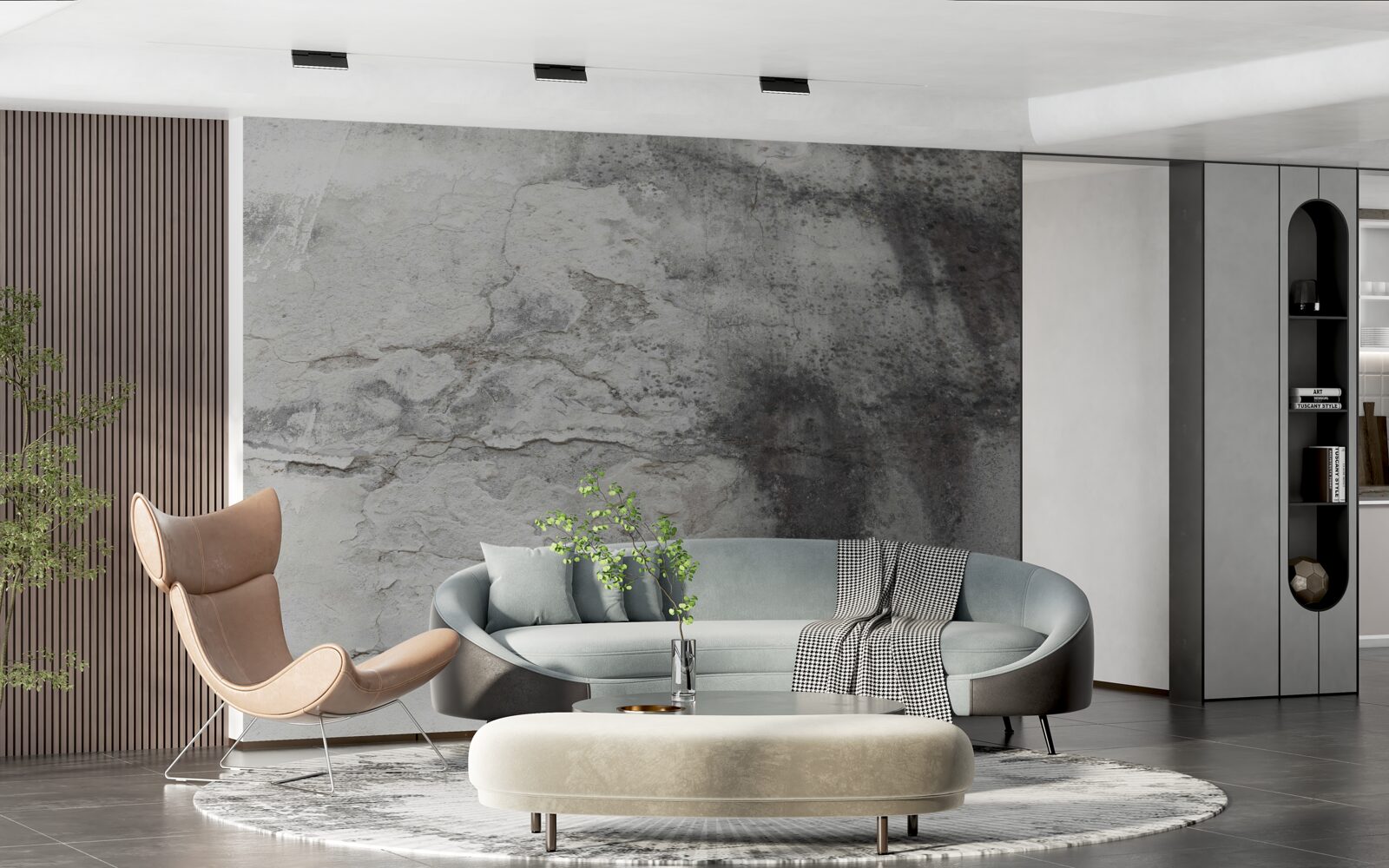 Фотошпалери текстура сірого сміття