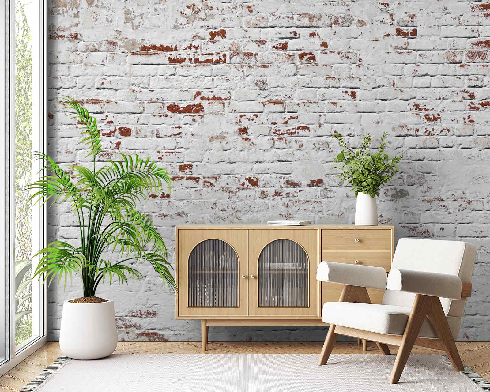 Фотошпалери Цегляна стіна, яка втратила свій вигляд