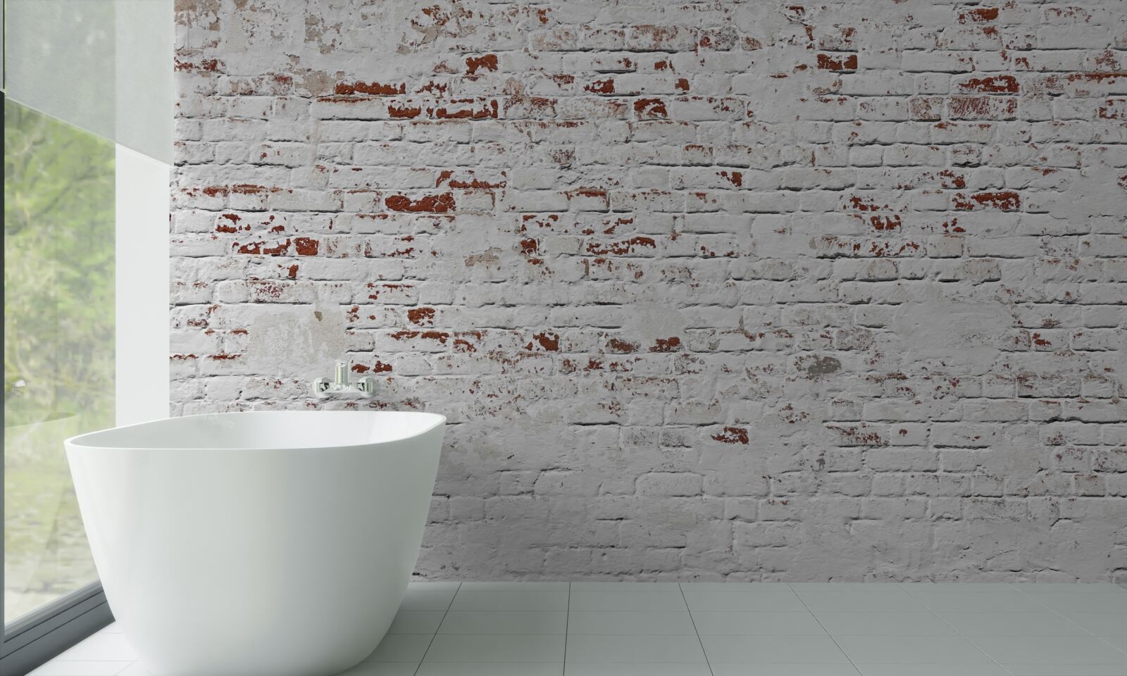 Фотошпалери Цегляна стіна, яка втратила свій вигляд