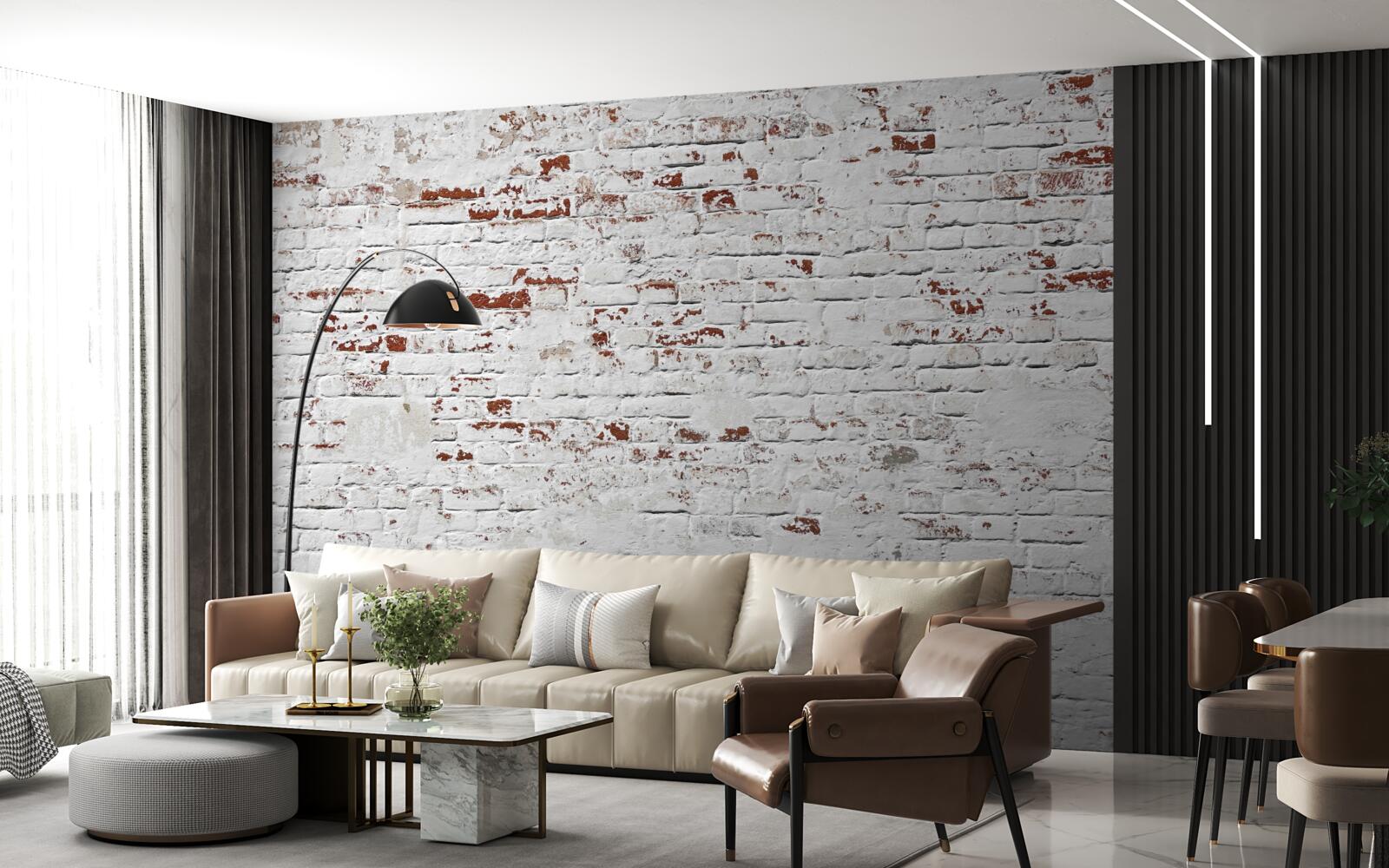 Фотошпалери Цегляна стіна, яка втратила свій вигляд