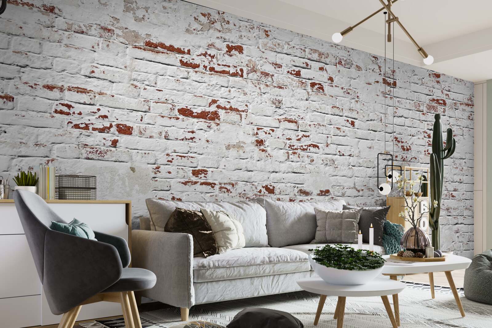 Фотошпалери Цегляна стіна, яка втратила свій вигляд