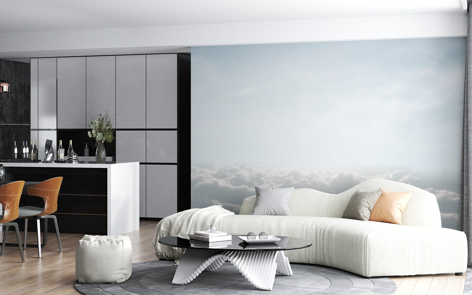 Фотошпалери небесні висоти}}