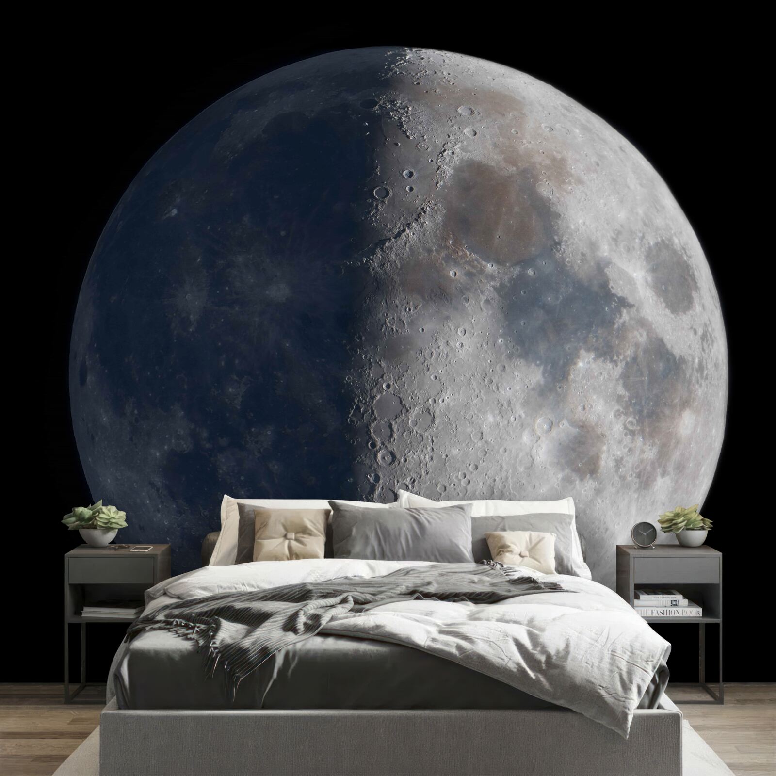 Фотошпалери дні і ночі на Місяці