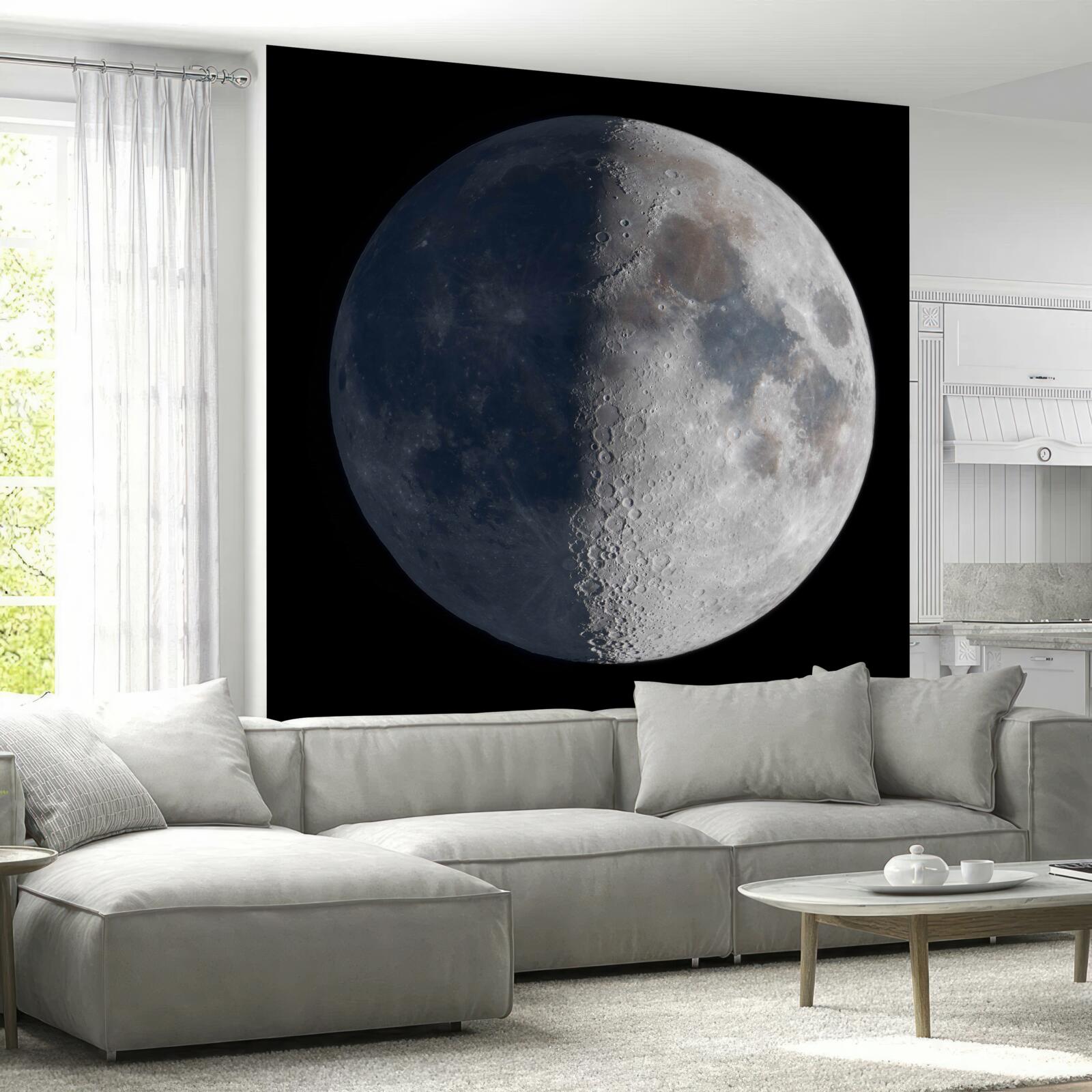 Фотошпалери дні і ночі на Місяці