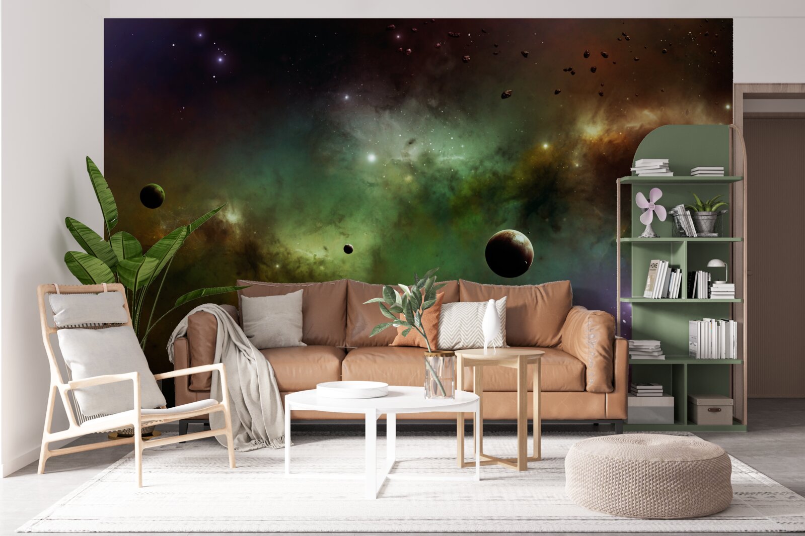 Фотошпалери унікальний різнокольоровий всесвіт