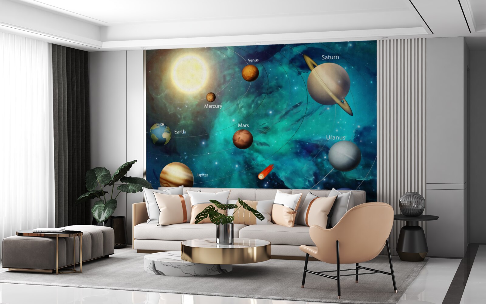 Фотошпалери шоу під назвою "Планета