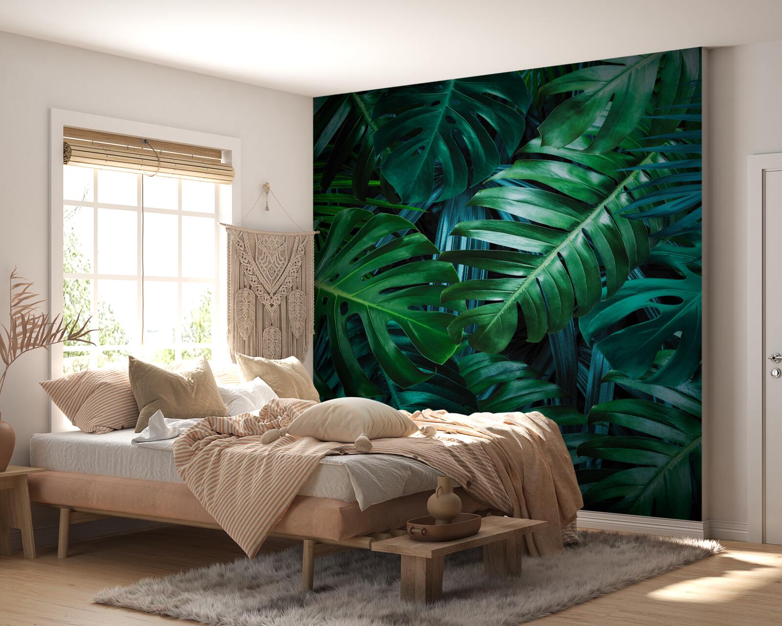 Фотошпалери інтенсивність відтінків зелені тропічного лісу