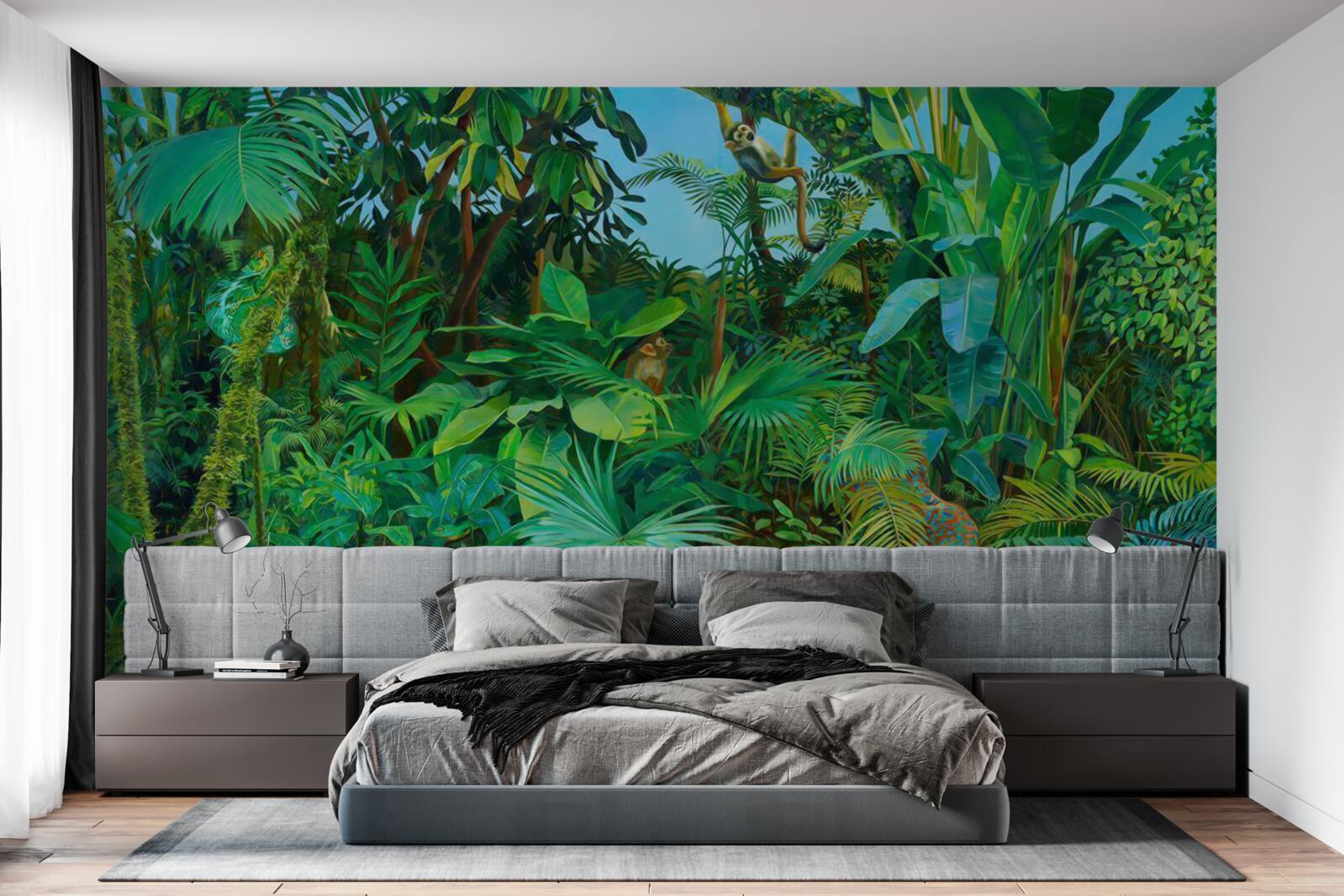 Фотошпалери непрохідні хащі зелених тропічних лісів