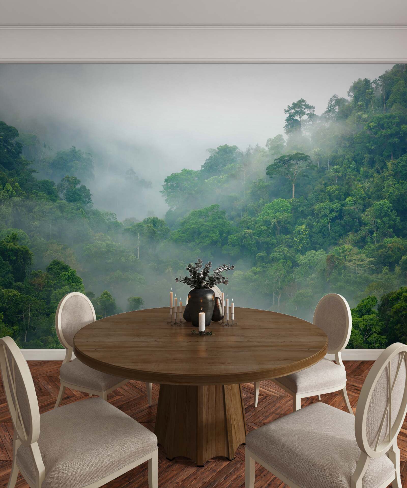 Фотошпалери туман у тропічних горах