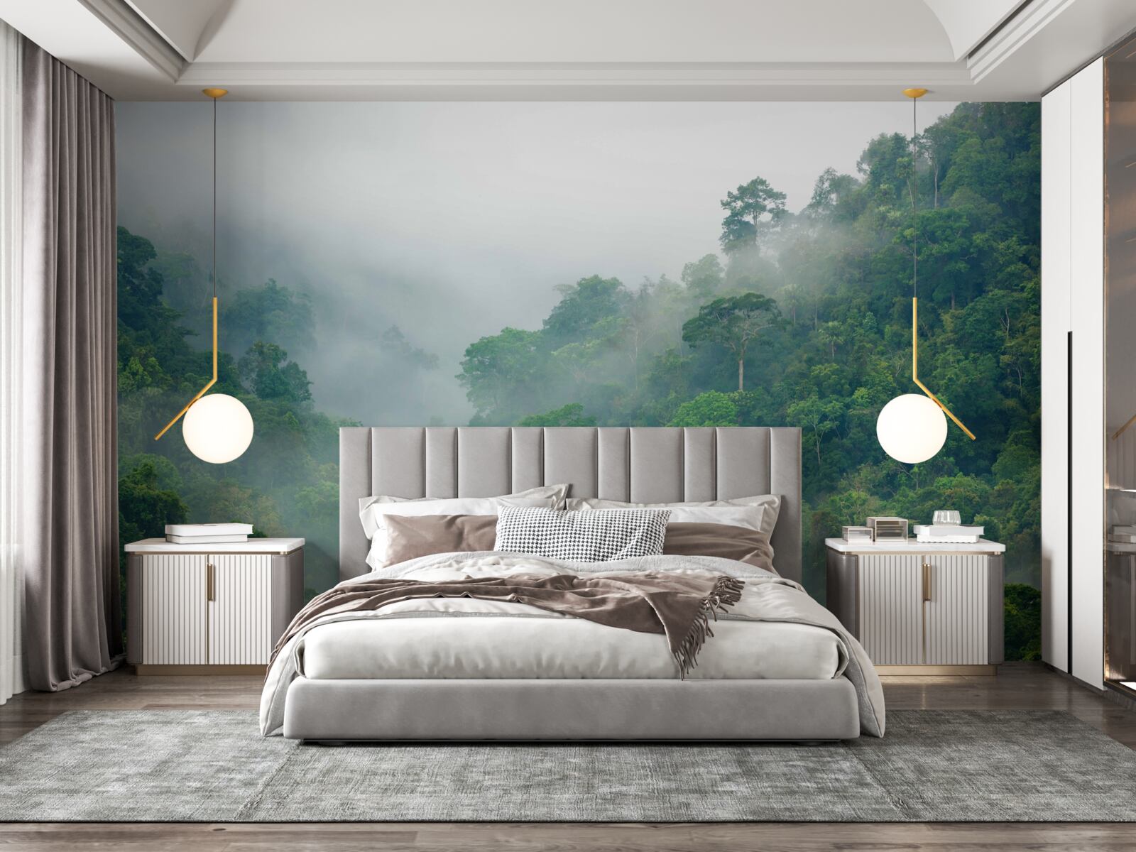 Фотошпалери туман у тропічних горах