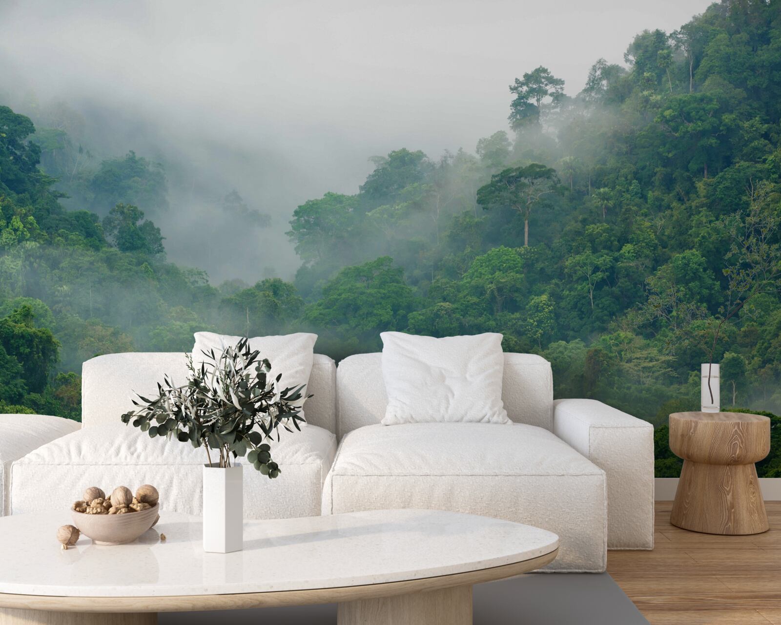 Фотошпалери туман у тропічних горах