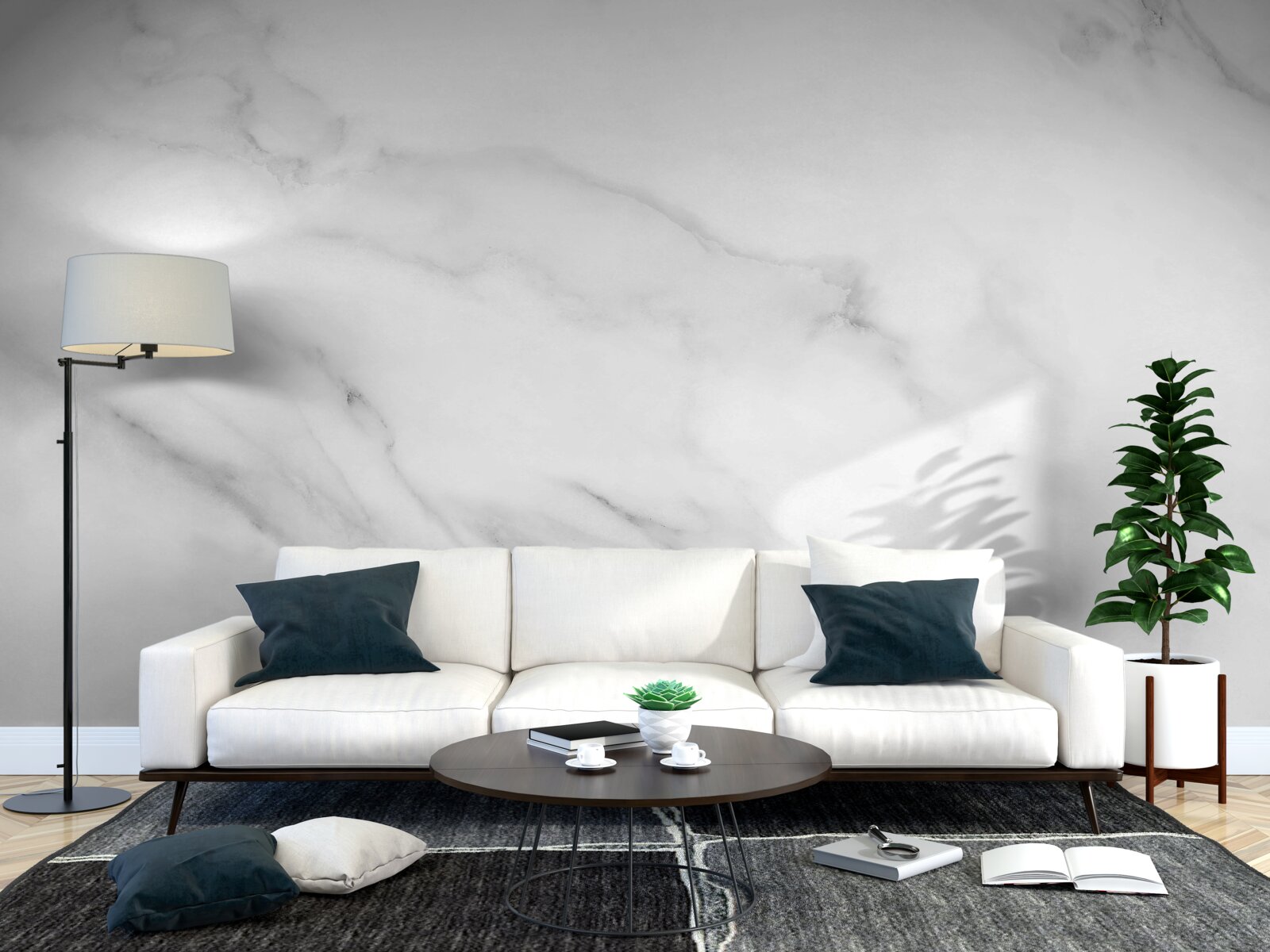 Фотошпалери розмитий колір, сірий