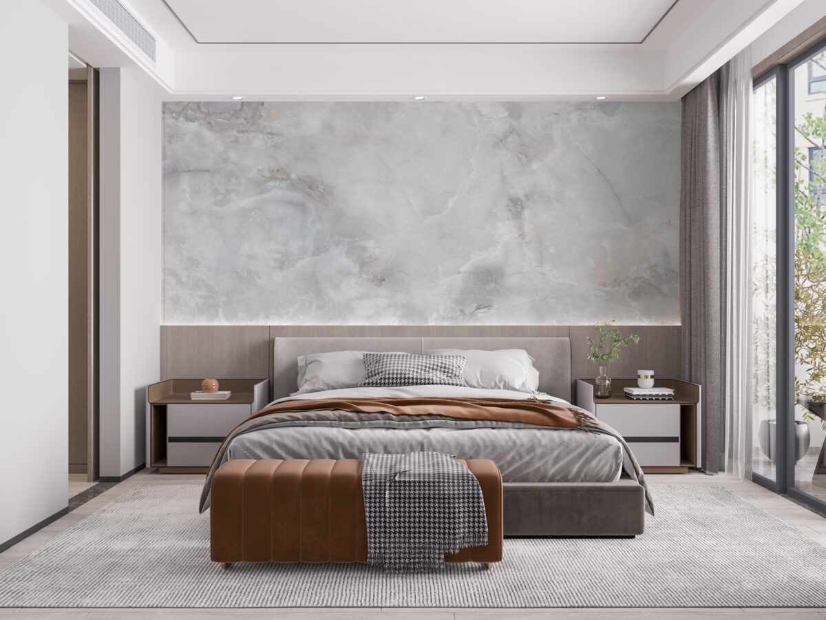 Фотошпалери щільні хмари, пронизані сонячним світлом