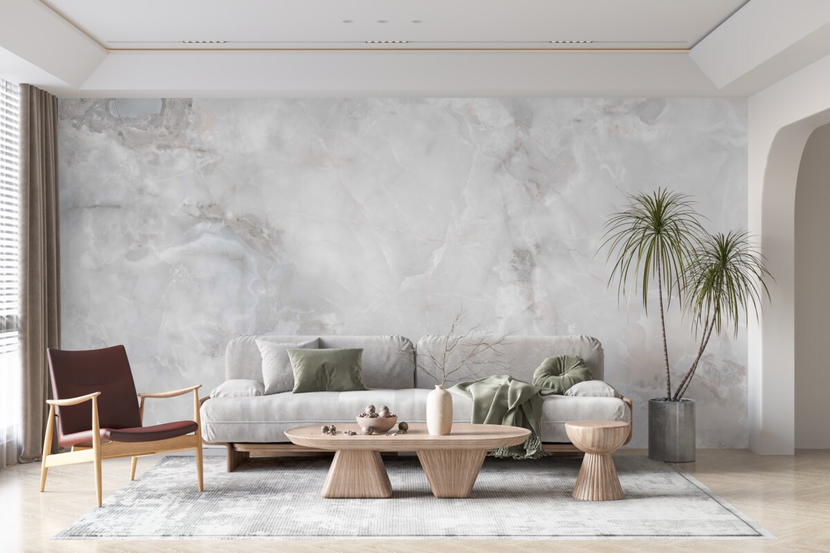 Фотошпалери щільні хмари, пронизані сонячним світлом