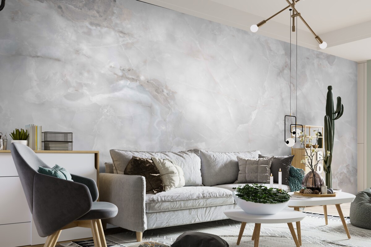 Фотошпалери щільні хмари, пронизані сонячним світлом