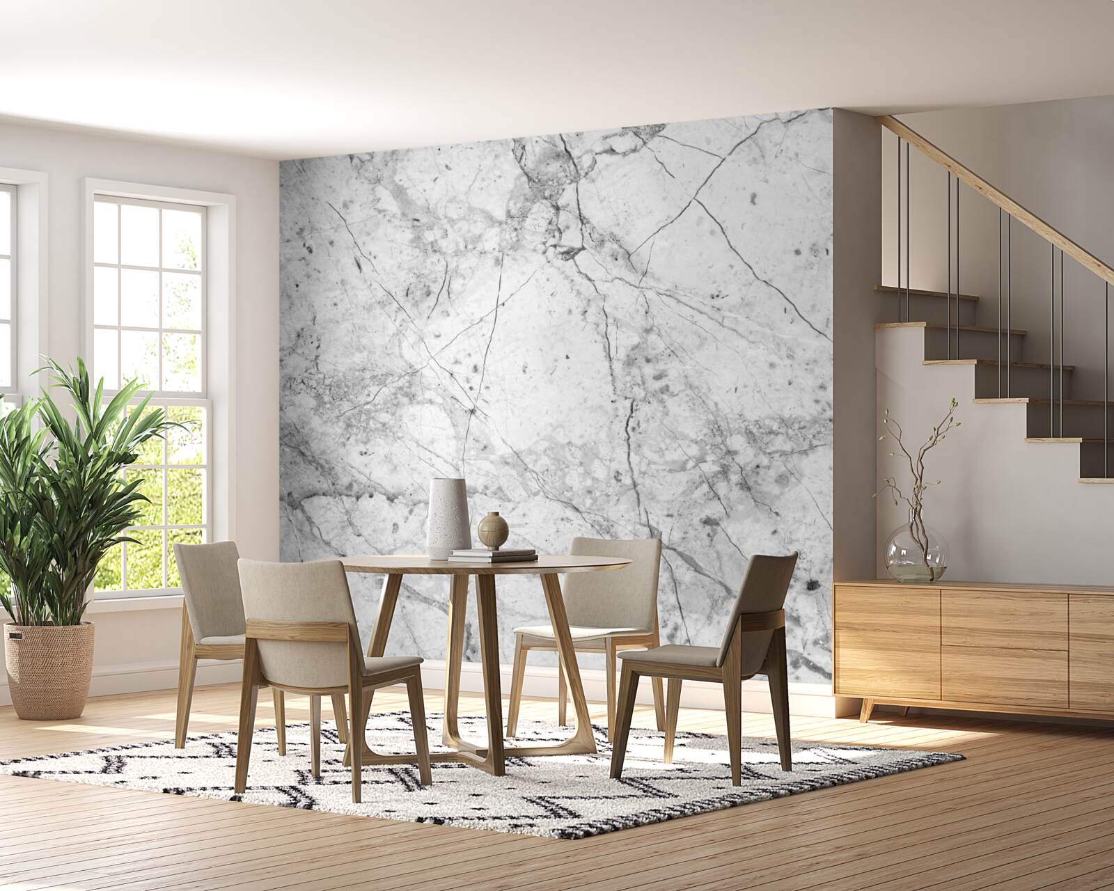 Фотошпалери легка мармурова текстура