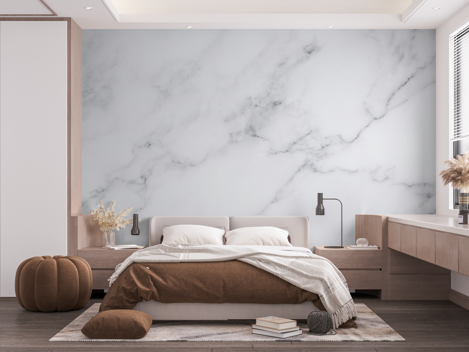 Фотошпалери Білосніжний сніг і сріблястий туман