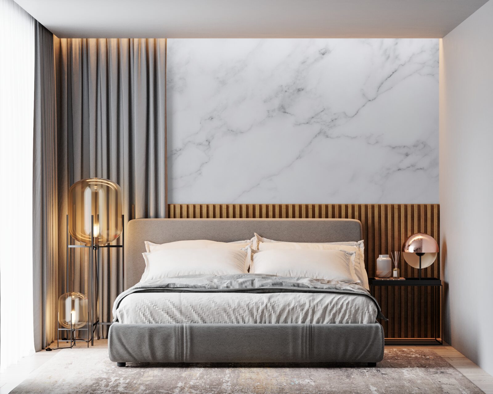 Фотошпалери Білосніжний сніг і сріблястий туман