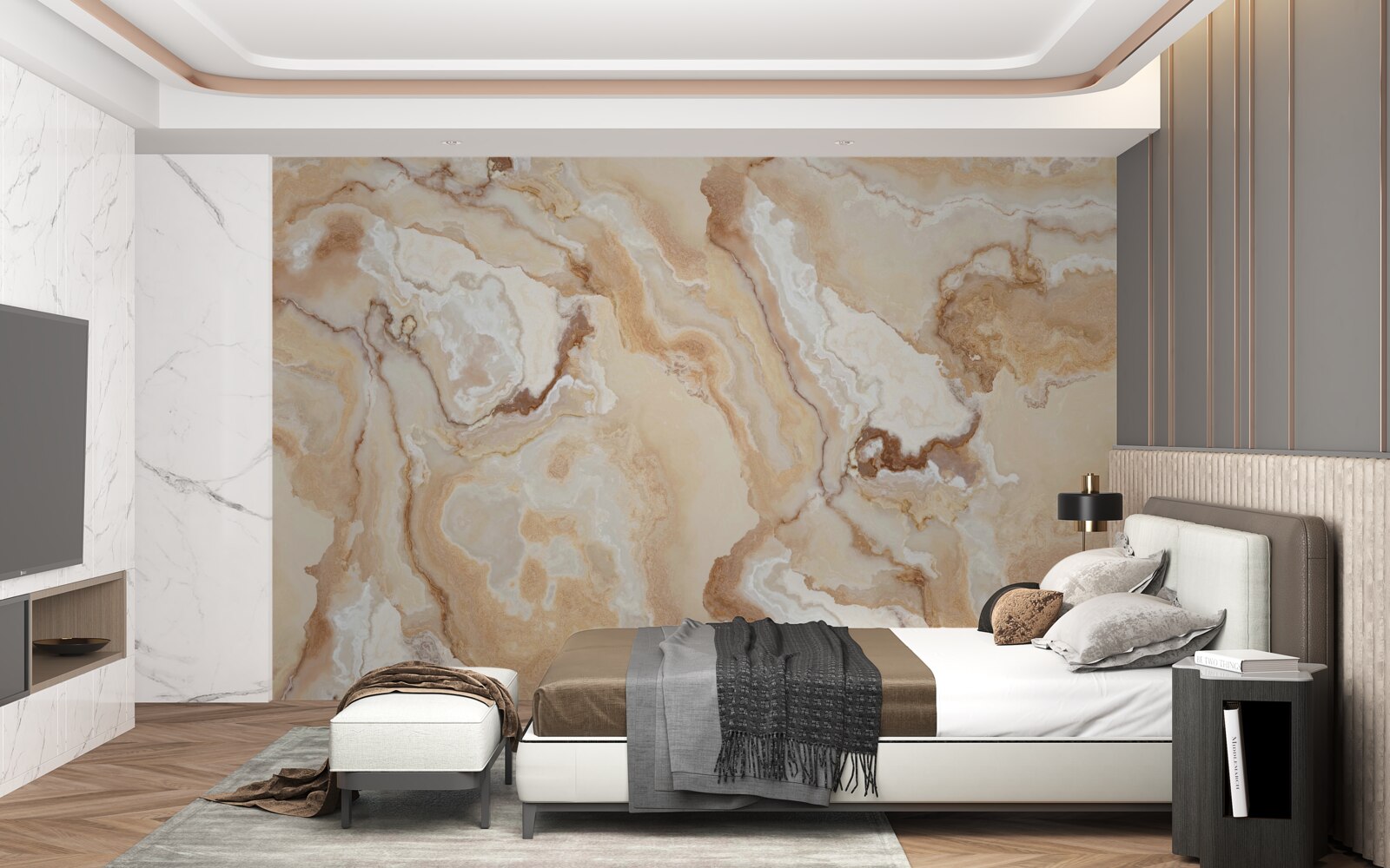 Фотошпалери онікс потонув у темній плямі