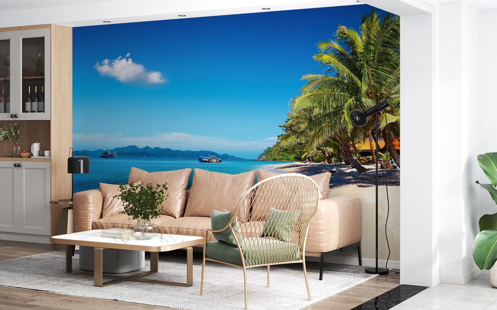 Фотошпалери піщаний пляж