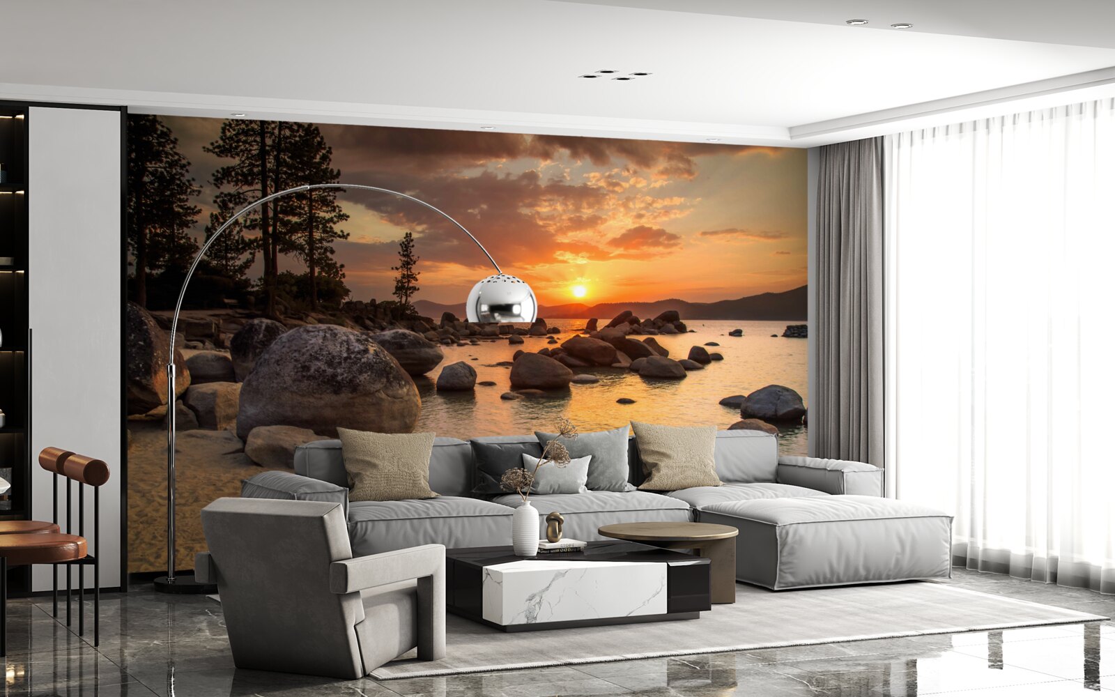 Фотошпалери скелястий берег