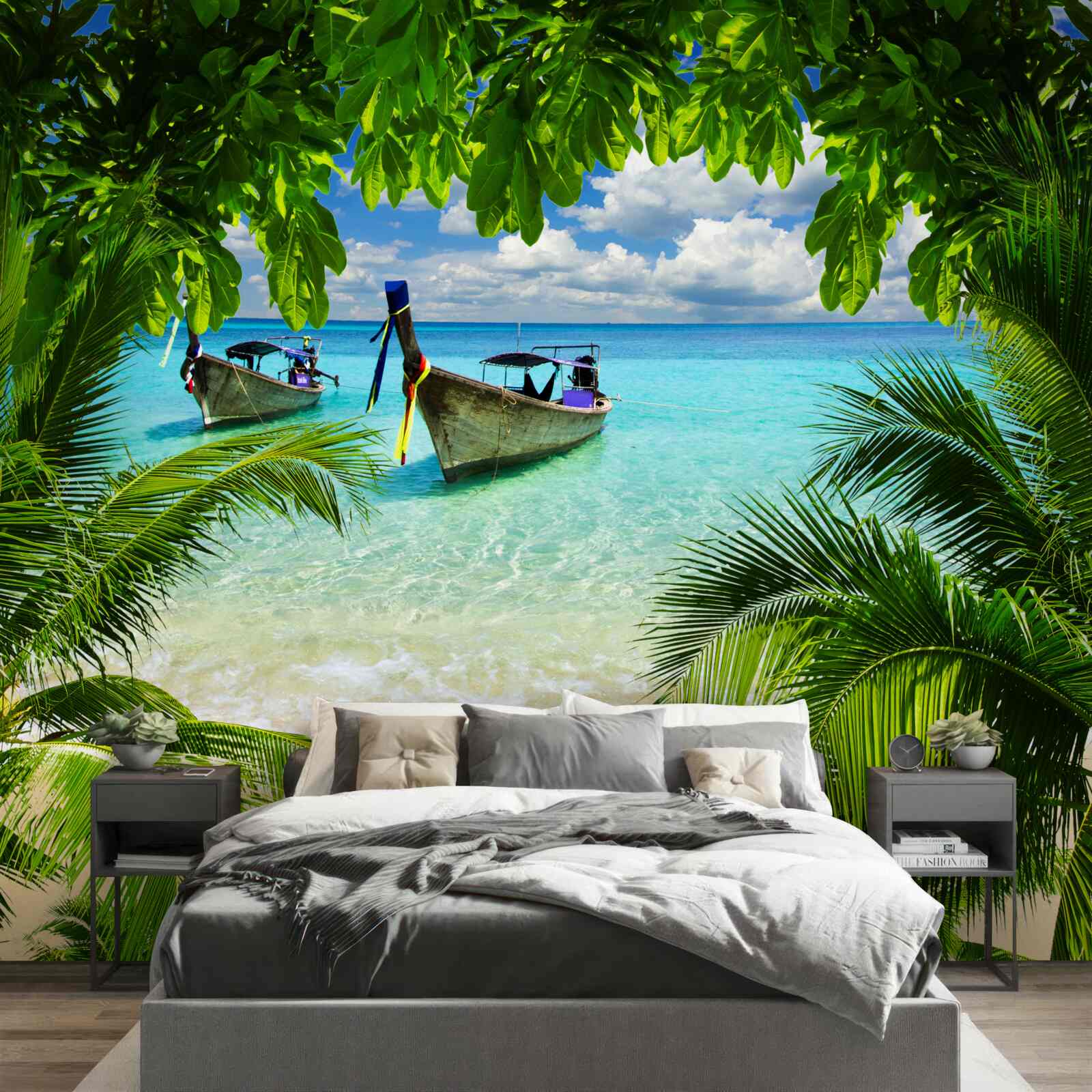 Фотошпалери судна біля узбережжя