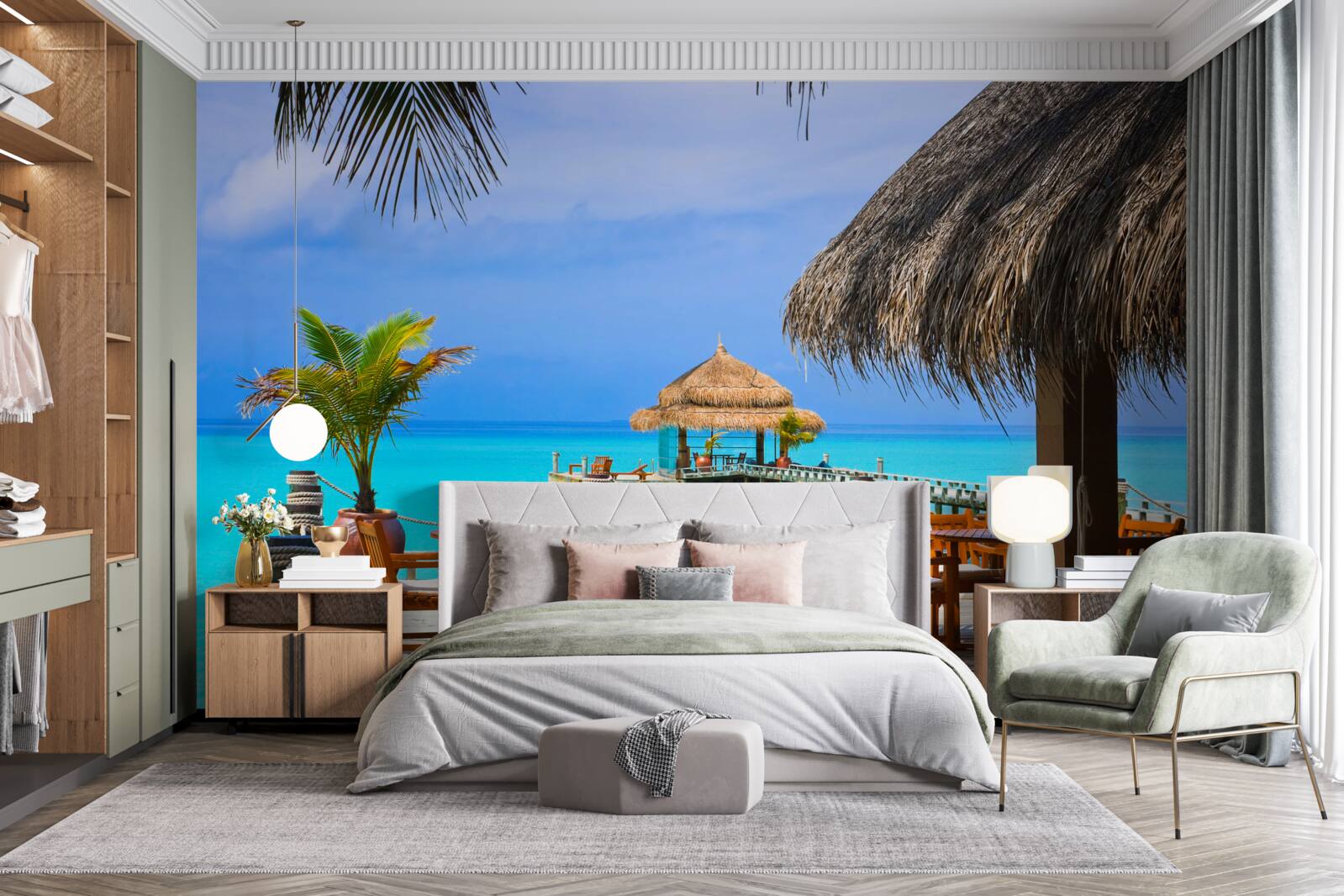 Фотошпалери ресторан на воді